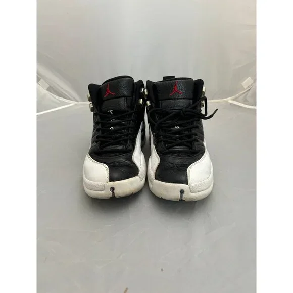 Air jordan 12 retro playoff 2022 black white mens shoes size 8 CT8013 006
